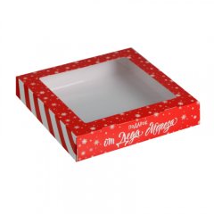 Коробка для сладостей "Подарок от Деда Мороза" 20х20х4 см 5 шт 5097368