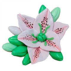 Молд силиконовый 3D Цветок Лилия 03057