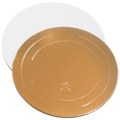 Подложка под торт Золото/Белая 3,2 мм 50 см п 3,2-500 КЗБ