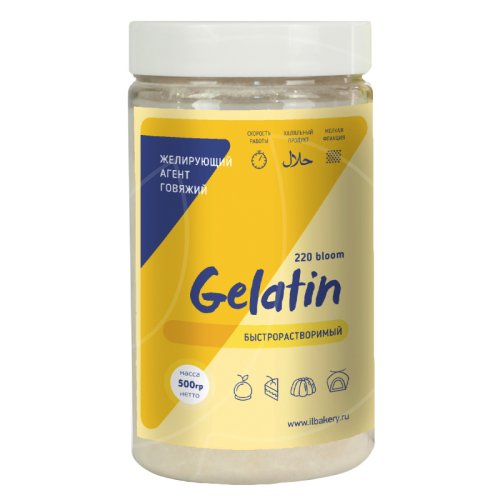 Желатин пищевой гранулированный 220 bloom IL-Bakery 500 г 