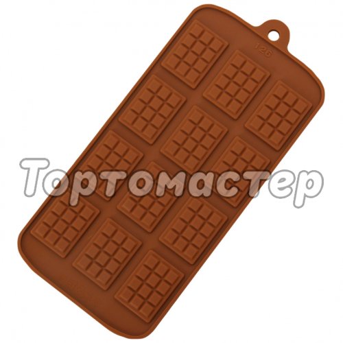 Форма силиконовая для шоколада "Шоколадки" 114001, СФ-28