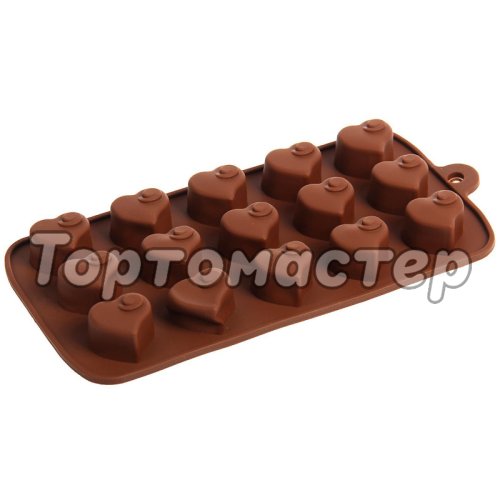 Форма силиконовая для шоколада "Сердцеедка" 1687510, сф-39