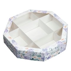 Коробка для сладостей с окном "Весенние цветы" 29х29х5 см 9132669