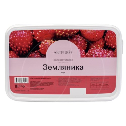 Пюре замороженное ARTPUREE Земляника садовая 1 кг 4670134851401