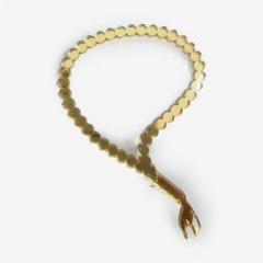 Топпер декоративный акриловый "Чётки" Золото 