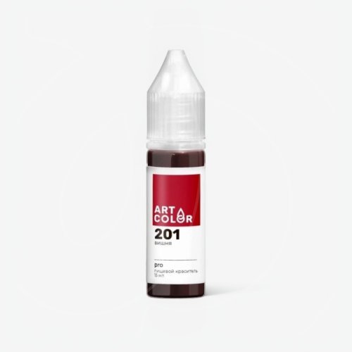 Краситель пищевой гелевый водорастворимый Art Color "Pro 201 Вишня" 15 мл 201