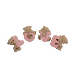 Фигурка из шоколадной глазури "Мишки LOVE" 