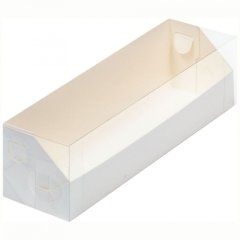 Короб для 6 макарон с пластиковой крышкой Белый 19x5,5x5,5 см 080360 ф