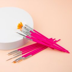 Набор кондитерских кисточек для декорирования 15 шт 1561