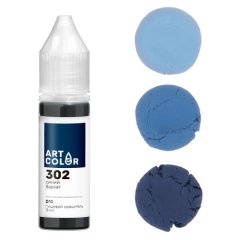 Краситель пищевой гелевый водорастворимый Art Color Pro 302 Синий бархат 15 мл 302