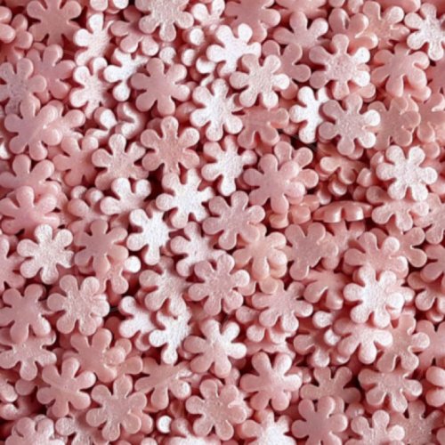 Посыпка кондитерская снежинки "Розовые" 50 г tp20400