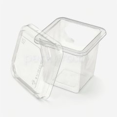 Контейнер для десерта прозрачный с крышкой 300 мл 