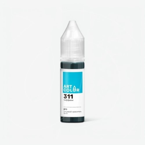 Краситель пищевой гелевый водорастворимый Art Color "Pro 311 Тиффани" 15 мл 