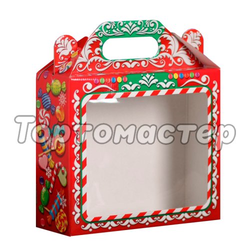 Коробка для сладостей С Новым Годом 23,2х20х7 см