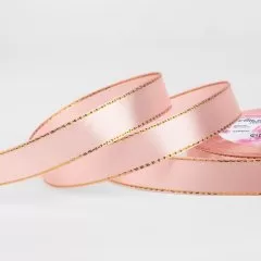 Лента для декора и упаковки Атласная Светло-розовая 15 мм 9179006