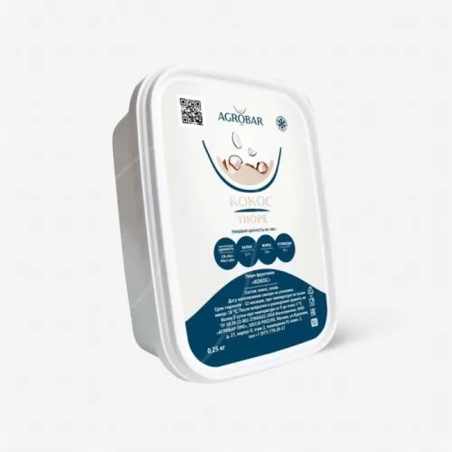 Пюре замороженное AGROBAR Кокос 250 г 